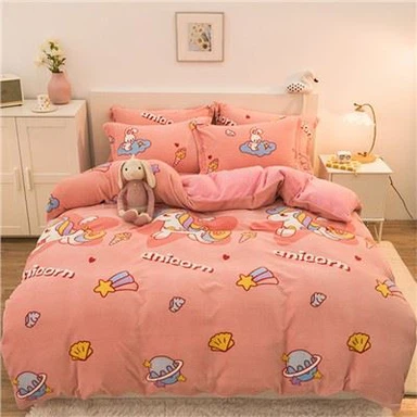 Sarung Duvet Cetak Unicorn